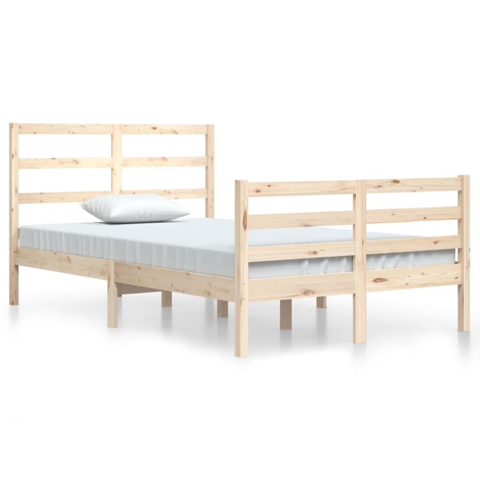 (brown, 120 x 200 cm) vidaXL Solid Wood Pine Bed Frame Wooden Bedstead Bed Base Multi Colours/Sizes