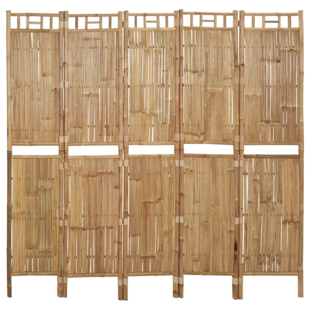 (200 x 180 cm) vidaXL Room Divider Bamboo Privacy Screen Room Separator Partition Multi Sizes