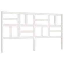 (white, 186 x 4 x 104 cm) vidaXL Bed Headboard Home Bedroom Decorative Bed Header Panel Solid Wood Pine