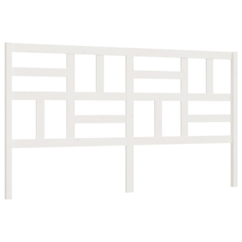 VidaXL (white, 186 x 4 x 104 cm) vidaXL Bed Headboard Home Bedroom Decorative Bed Header Panel Solid Wood Pine