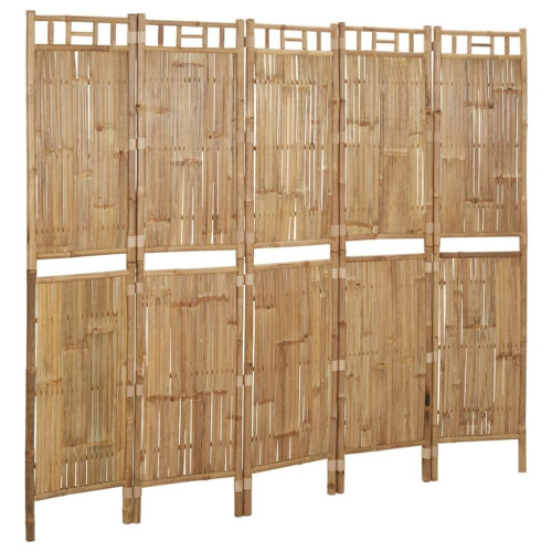 VidaXL (200 x 180 cm) vidaXL Room Divider Bamboo Privacy Screen Room Separator Partition Multi Sizes 1