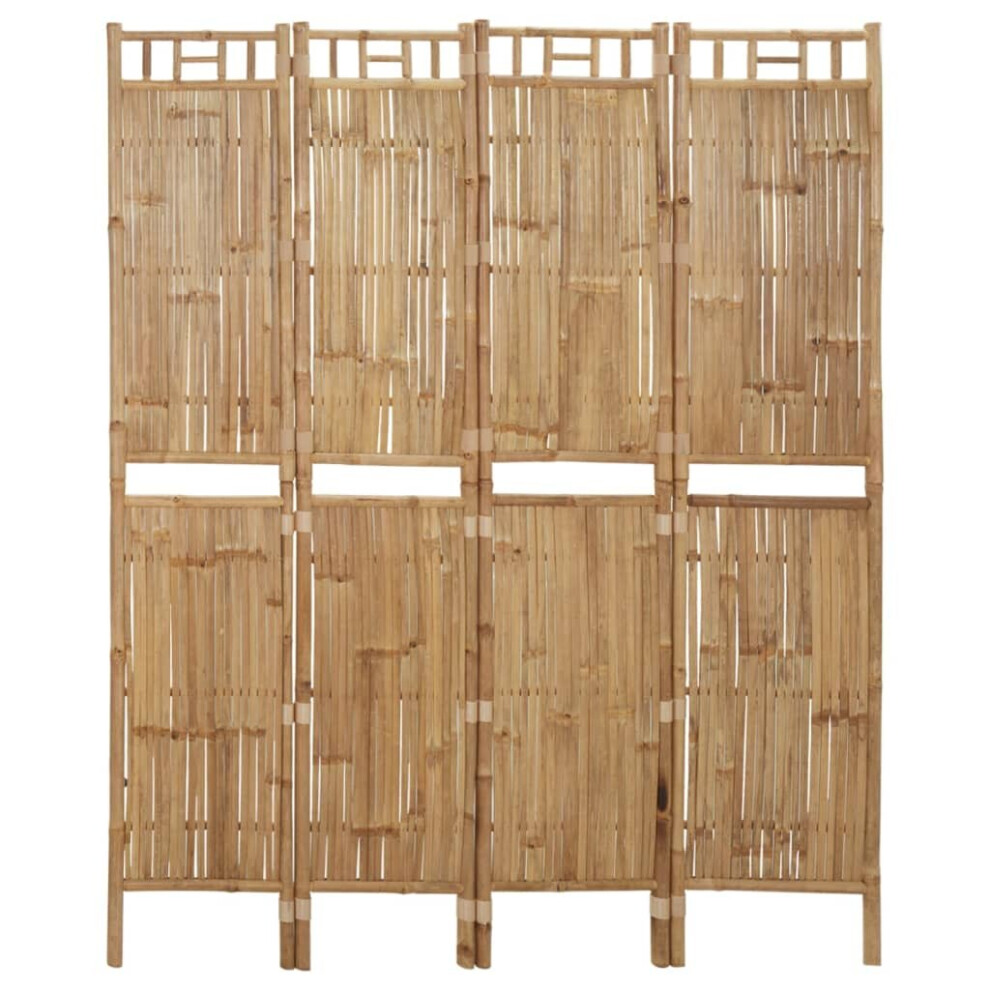 Vidaxl (160 X 180 Cm) Room Divider Bamboo Privacy Screen Room Separator Partition Multi Sizes Brown