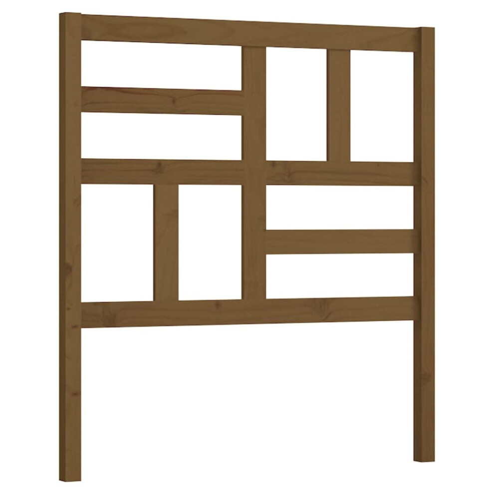 Vidaxl (Honey Brown, 81 X 4 X 104 Cm) Bed Headboard Home Bedroom Decorative Bed Header Panel Solid Wood Pine