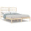 VidaXL (brown, 135 x 190 cm) vidaXL Solid Wood Pine Bed Frame Wooden Platform Bed Multi Colours Multi Sizes 1