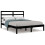 VidaXL (black, 140 x 190 cm) vidaXL Solid Wood Pine Bed Frame Wooden Platform Bed Multi Colours Multi Sizes 2