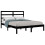 VidaXL (black, 140 x 190 cm) vidaXL Solid Wood Pine Bed Frame Wooden Platform Bed Multi Colours Multi Sizes 3