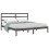VidaXL (grey, 200 x 200 cm) vidaXL Solid Wood Pine Bed Frame Wooden Platform Bed Multi Colours Multi Sizes 3