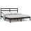 VidaXL (black, 200 x 200 cm) vidaXL Solid Wood Pine Bed Frame Wooden Platform Bed Multi Colours Multi Sizes 1
