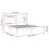 VidaXL (grey, 200 x 200 cm) vidaXL Solid Wood Pine Bed Frame Wooden Platform Bed Multi Colours Multi Sizes 4