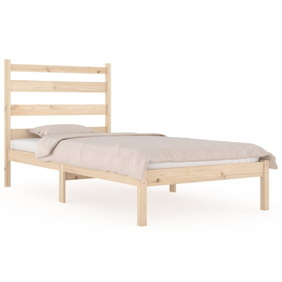 (brown, 100 x 200 cm) vidaXL Solid Wood Pine Bed Frame Wooden Bedstead Bed Base Multi Colours/Sizes