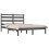 VidaXL (grey, 200 x 200 cm) vidaXL Solid Wood Pine Bed Frame Wooden Bedstead Bed Base Multi Colours/Sizes 3
