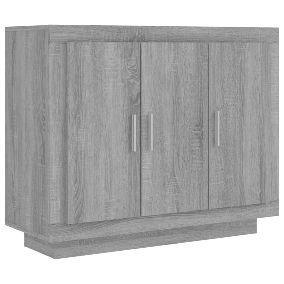 (grey sonoma) vidaXL Sideboard Engineered Wood Indoor Side Cabinet Highboard Multi Colours