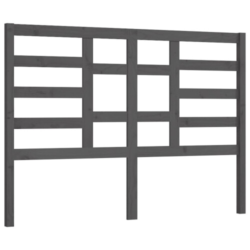 VidaXL (grey, 141 x 4 x 104 cm) vidaXL Bed Headboard Home Bedroom Decorative Bed Header Panel Solid Wood Pine