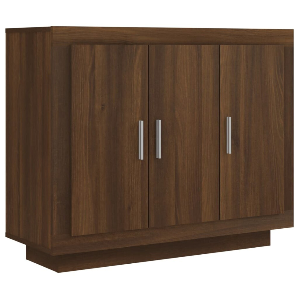 (brown oak) vidaXL Sideboard Engineered Wood Indoor Side Cabinet Highboard Multi Colours