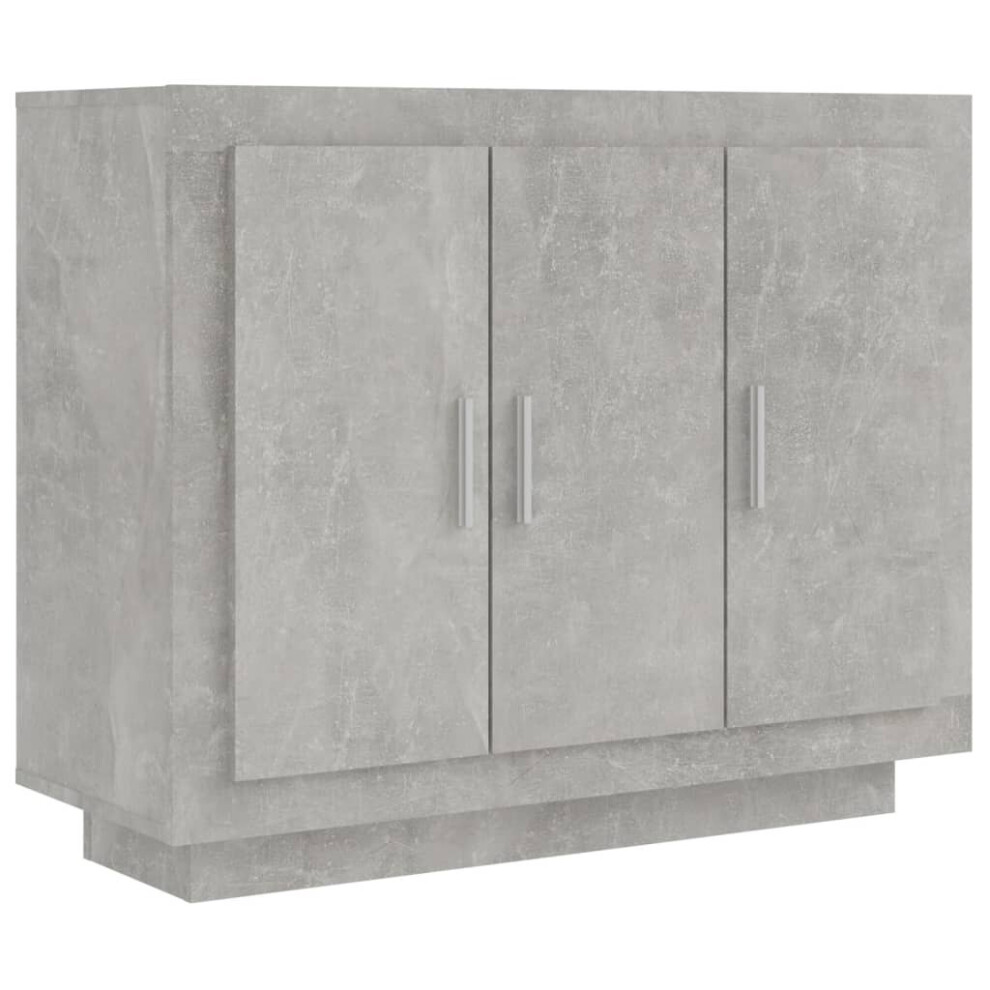 (concrete grey) vidaXL Sideboard Engineered Wood Indoor Side Cabinet Highboard Multi Colours