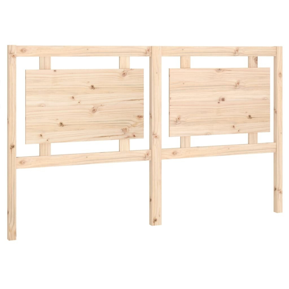 (brown, 165.5 x 4 x 100 cm) vidaXL Bed Headboard Home Bedroom Decorative Bed Header Panel Solid Wood Pine