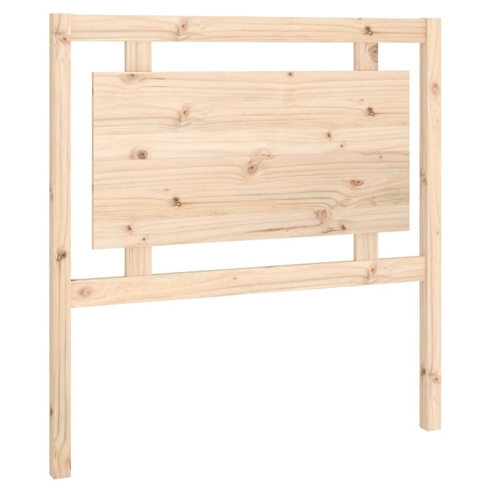 (brown, 95.5 x 4 x 100 cm) vidaXL Bed Headboard Home Bedroom Decorative Bed Header Panel Solid Wood Pine