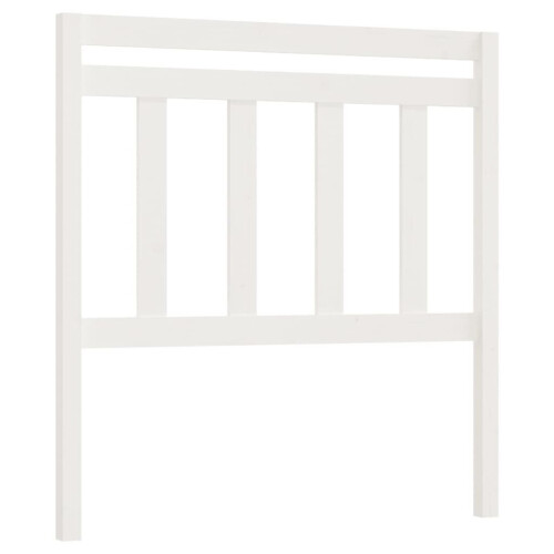 VidaXL (white, 106 x 4 x 100 cm) vidaXL Bed Headboard Home Bedroom Decorative Bed Header Panel Solid Wood Pine