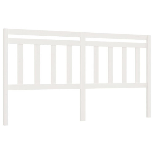VidaXL (white, 186 x 4 x 100 cm) vidaXL Bed Headboard Home Bedroom Decorative Bed Header Panel Solid Wood Pine