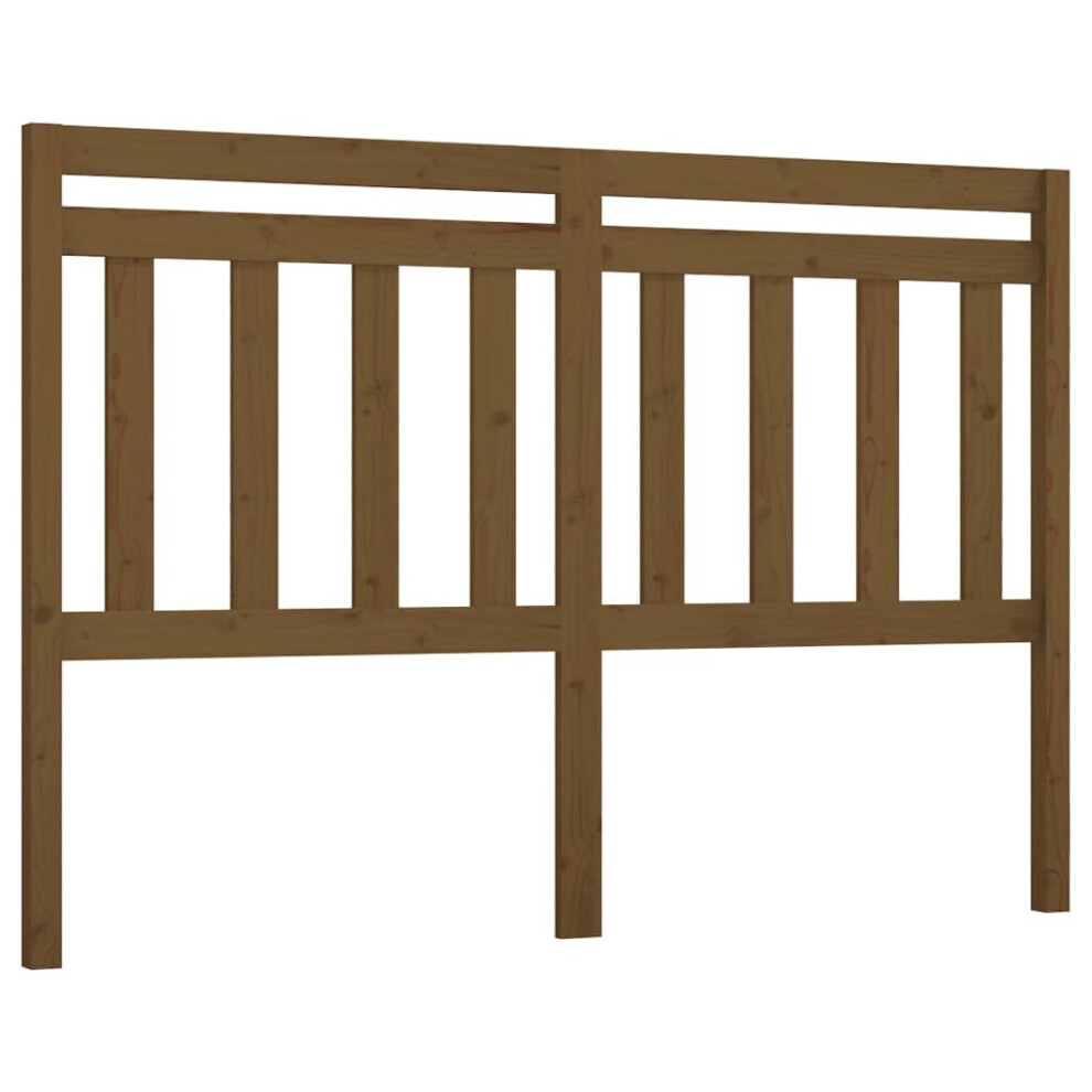 Vidaxl (Honey Brown, 166 X 4 X 100 Cm) Bed Headboard Home Bedroom Decorative Bed Header Panel Solid Wood Pine