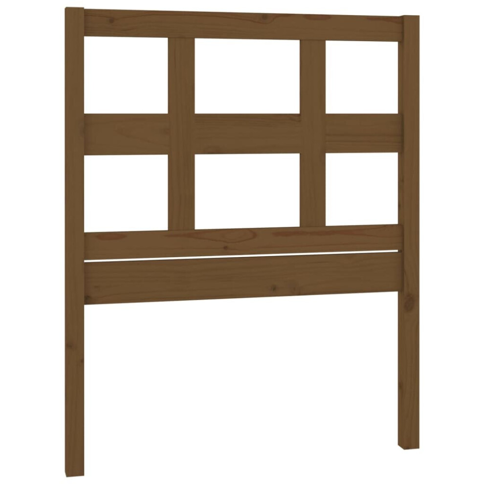 Vidaxl (Honey Brown, 80.5 X 4 X 100 Cm) Bed Headboard Home Bedroom Decorative Bed Header Panel Solid Wood Pine