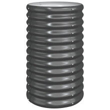 (anthracite, 40 x 40 x 68 cm) vidaXL Garden Planter Flower Pot Planter Pot Powder-coated Steel Raised Bed