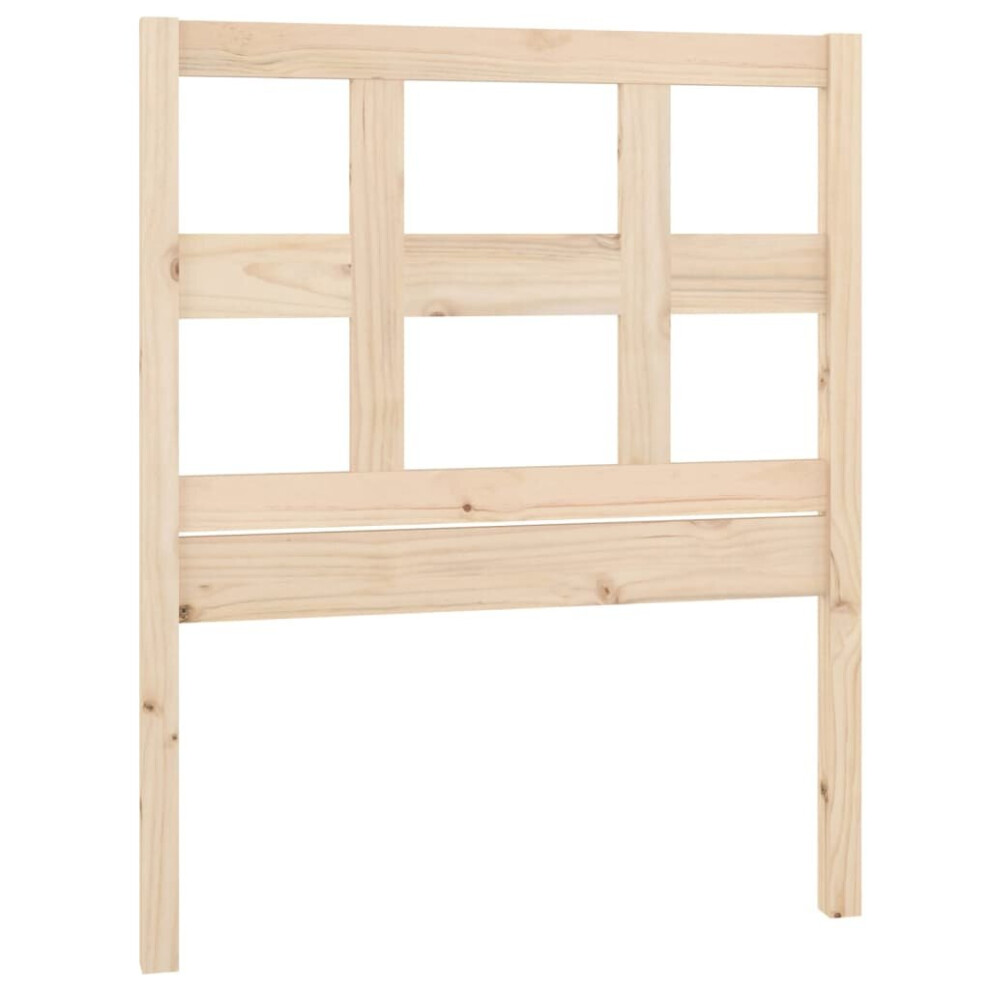 (brown, 95.5 x 4 x 100 cm) vidaXL Bed Headboard Home Bedroom Decorative Bed Header Panel Solid Wood Pine
