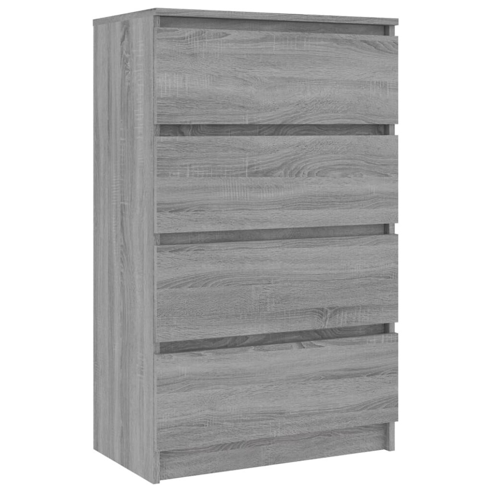 (grey sonoma) vidaXL Sideboard Engineered Wood Storage Drawer Side Cabinet Multi Colours