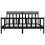 VidaXL (black, 200 x 200 cm) vidaXL Solid Wood Pine Bed Frame Wooden Bedstead Bed Base Multi Colours/Sizes 5