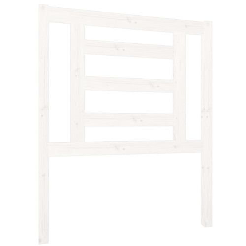 VidaXL (white, 81 x 4 x 100 cm) vidaXL Bed Headboard Bedroom Bed Header Decorative Headboard Solid Wood Pine