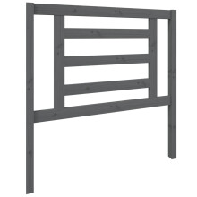 (grey, 96 x 4 x 100 cm) vidaXL Bed Headboard Bedroom Bed Header Decorative Headboard Solid Wood Pine