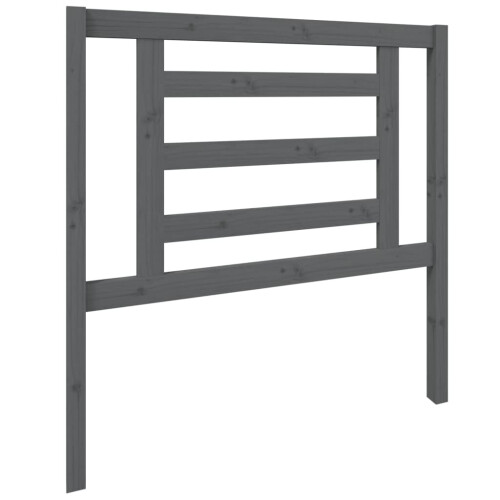 VidaXL (grey, 96 x 4 x 100 cm) vidaXL Bed Headboard Bedroom Bed Header Decorative Headboard Solid Wood Pine