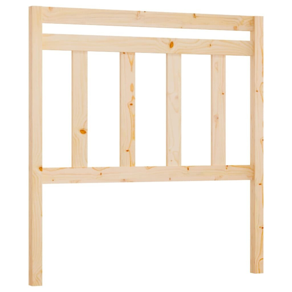 Vidaxl (, 106 X 4 X 100 Cm) Bed Headboard Home Bedroom Decorative Bed Header Panel Solid Wood Pine Brown