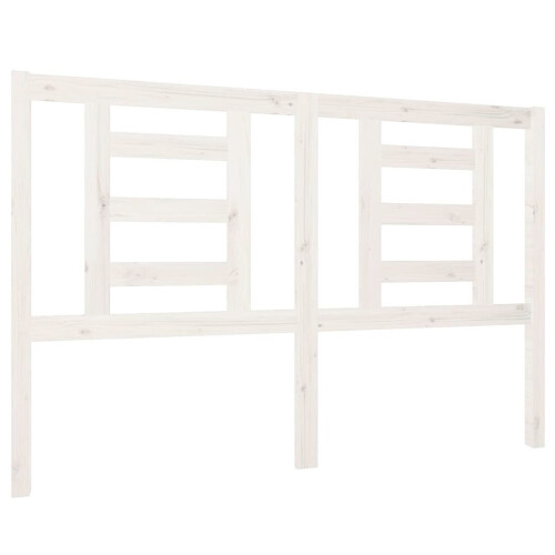VidaXL (white, 146 x 4 x 100 cm) vidaXL Bed Headboard Bedroom Bed Header Decorative Headboard Solid Wood Pine