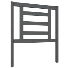 (grey, 81 x 4 x 100 cm) vidaXL Bed Headboard Bedroom Bed Header Decorative Headboard Solid Wood Pine