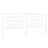 VidaXL (white, 206 x 4 x 100 cm) vidaXL Bed Headboard Bedroom Bed Header Decorative Headboard Solid Wood Pine 1