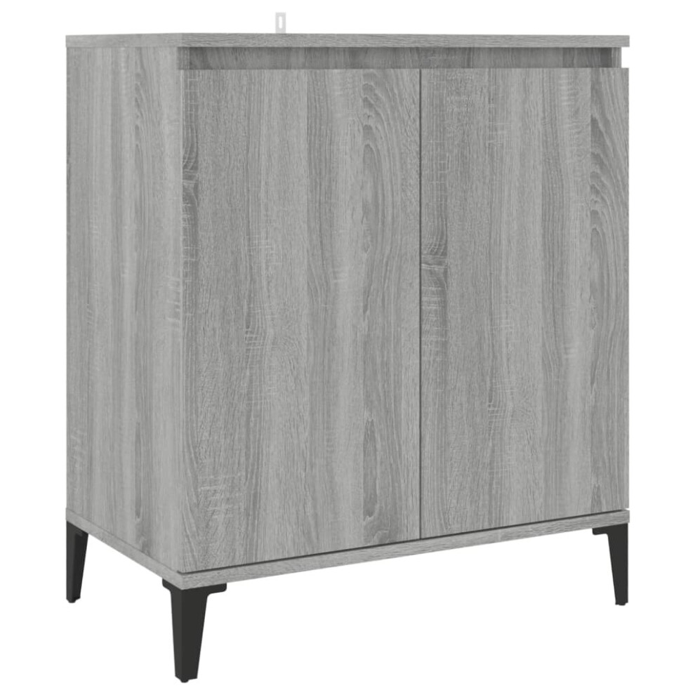 (grey sonoma) vidaXL Sideboard Engineered Wood Cabinet Side Cabinet Hall Table Multi Colours