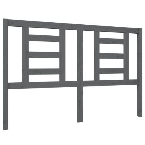 VidaXL (grey, 146 x 4 x 100 cm) vidaXL Bed Headboard Bedroom Bed Header Decorative Headboard Solid Wood Pine