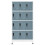 VidaXL (light grey and dark grey, 90 x 45 x 180 cm) vidaXL Locker Cabinet Steel Office Storage Locker Cabinet Multi Colours/Models 2