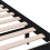 VidaXL (black, 75 x 190 cm) vidaXL Bed Frame Bed Base Bedstead Bedroom Mattress Foundation Solid Wood 6