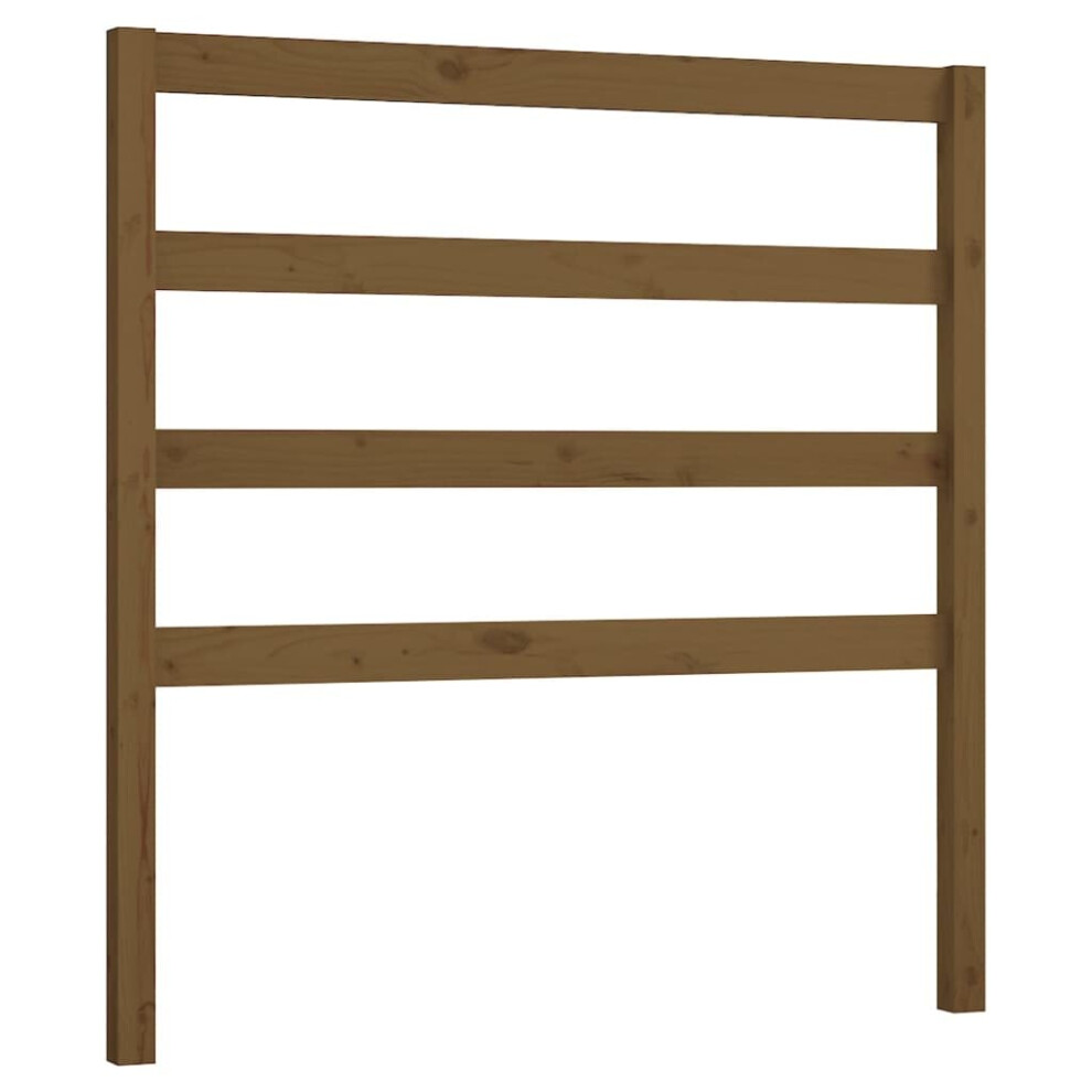 Vidaxl (Honey Brown, 106 X 4 X 100 Cm) Solid Wood Pine Bed Headboard Home Furniture Multi Colours Multi Sizes