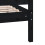 VidaXL (black, 75 x 190 cm) vidaXL Bed Frame Bed Base Bedstead Bedroom Mattress Foundation Solid Wood 7