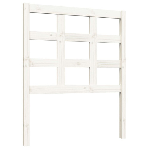 VidaXL (white, 80.5 x 4 x 100 cm) vidaXL Bed Headboard Home Bedroom Decorative Bed Header Panel Solid Wood Pine
