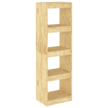 (brown, 40 x 30 x 135.5 cm) vidaXL Book Cabinet/Room Divider Storage Book Rack Bookshelf Solid Wood Pine