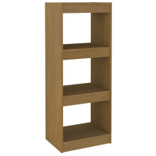 (honey brown, 40 x 30 x 103.5 cm) vidaXL Book Cabinet/Room Divider Storage Book Rack Bookshelf Solid Wood Pine