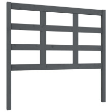 (grey, 105.5 x 4 x 100 cm) vidaXL Bed Headboard Home Bedroom Decorative Bed Header Panel Solid Wood Pine