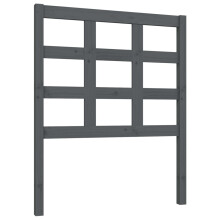 (grey, 80.5 x 4 x 100 cm) vidaXL Bed Headboard Home Bedroom Decorative Bed Header Panel Solid Wood Pine