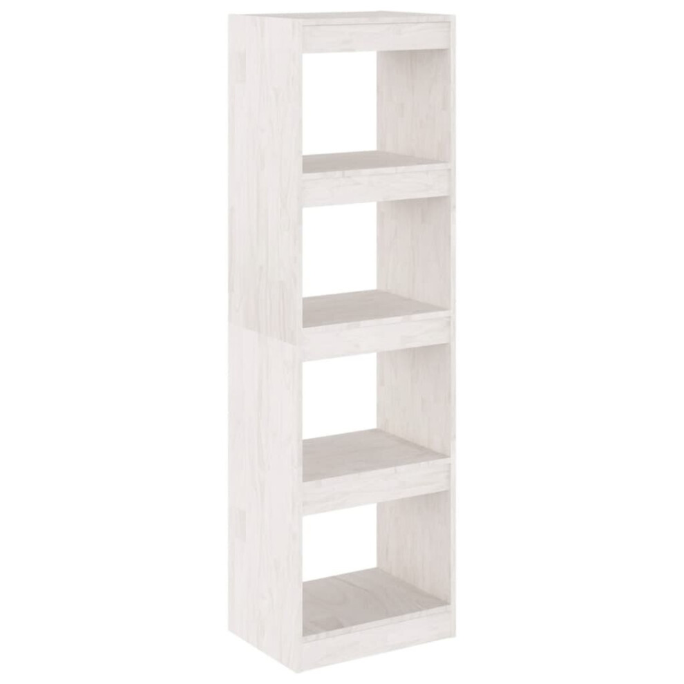 (white, 40 x 30 x 135.5 cm) vidaXL Solid Wood Pine Book Cabinet/Room Divider Rack Multi Colours/Sizes