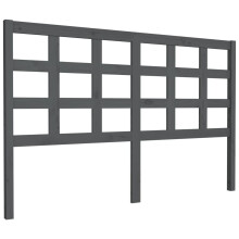 (grey, 156 x 4 x 100 cm) vidaXL Bed Headboard Home Bedroom Decorative Bed Header Panel Solid Wood Pine