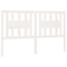 (white, 146 x 4 x 100 cm) vidaXL Headboard Bedroom Bed Headboard Decorative Bed Header Solid Wood Pine